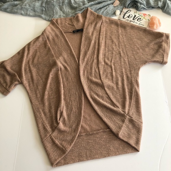 AGB | Tops | Agb Camel Colored Shrug 